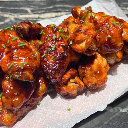 crispy chicken wings recipe made in the oven