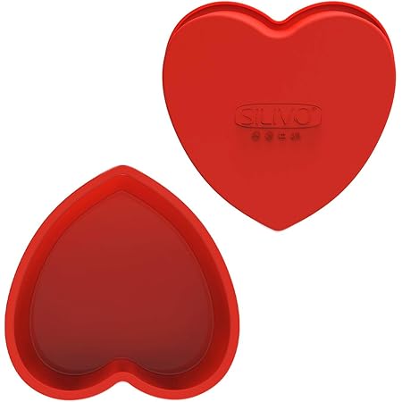 SILIVO Silicone Heart-Shaped Cake Mold