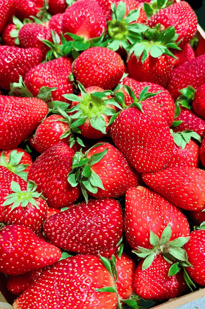 fresh strawberries to make homemade strawberry jam