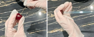 pitting cherries without a cherry pitter