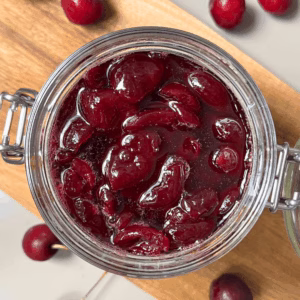 homemade cherry jam