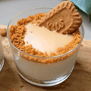 biscoff cheesecake in a cup no baking