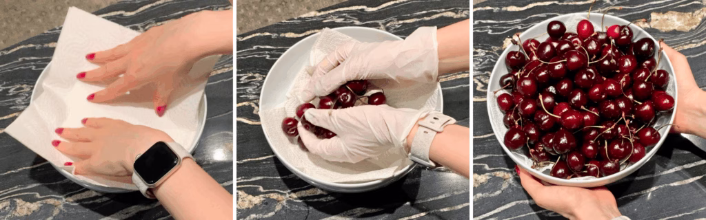 the right way to store cherries in the fridge