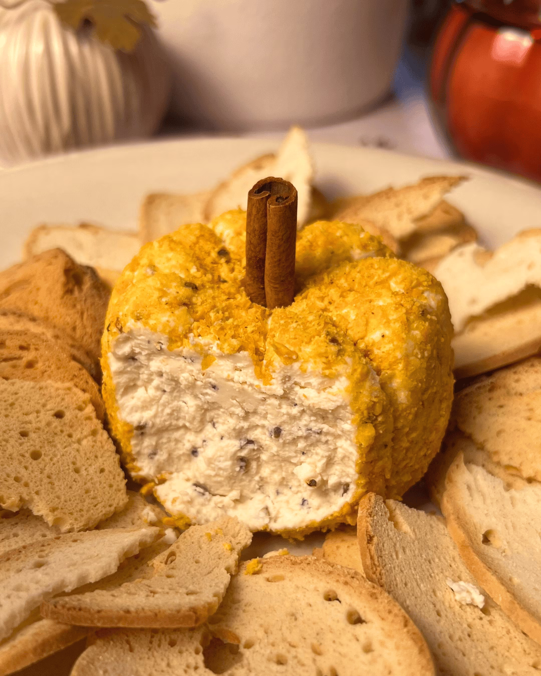 Pumpkin Shaped Boursin Cheese