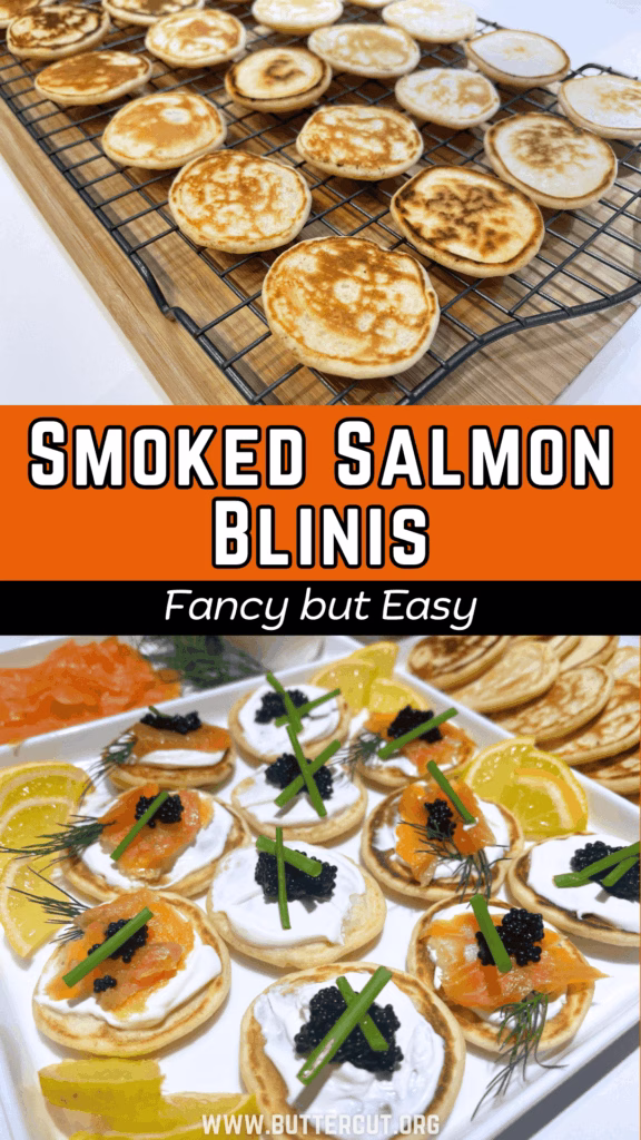 smoked salmon blinis easy appetizer ideas for a fancy dinner