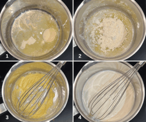 steps to make bechamel sauce for bechamel lasagna