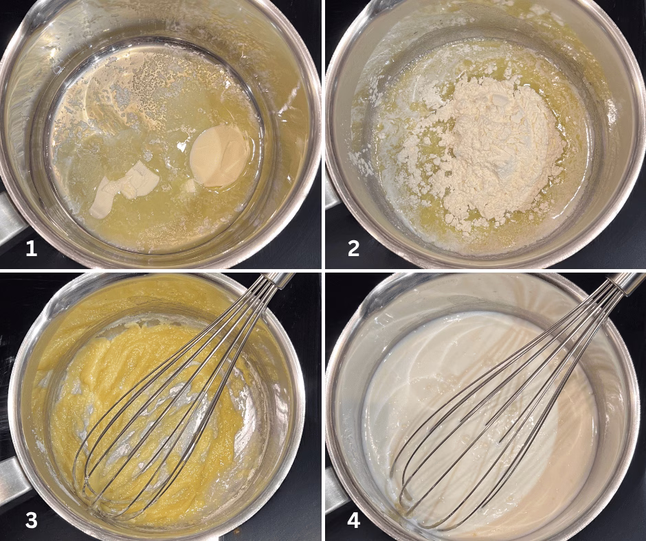 steps to make bechamel sauce for bechamel lasagna