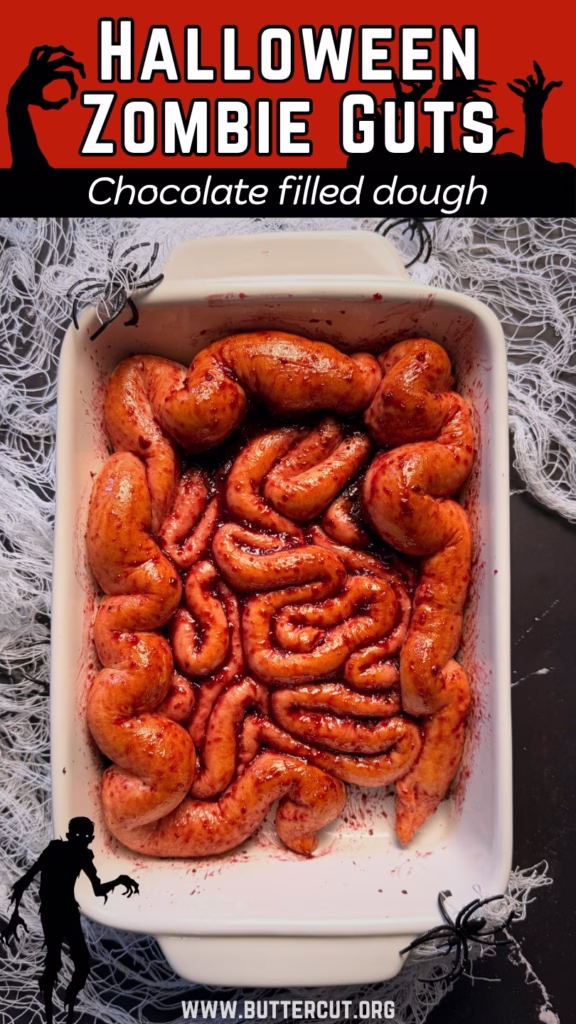 halloween food ideas zombie guts pin