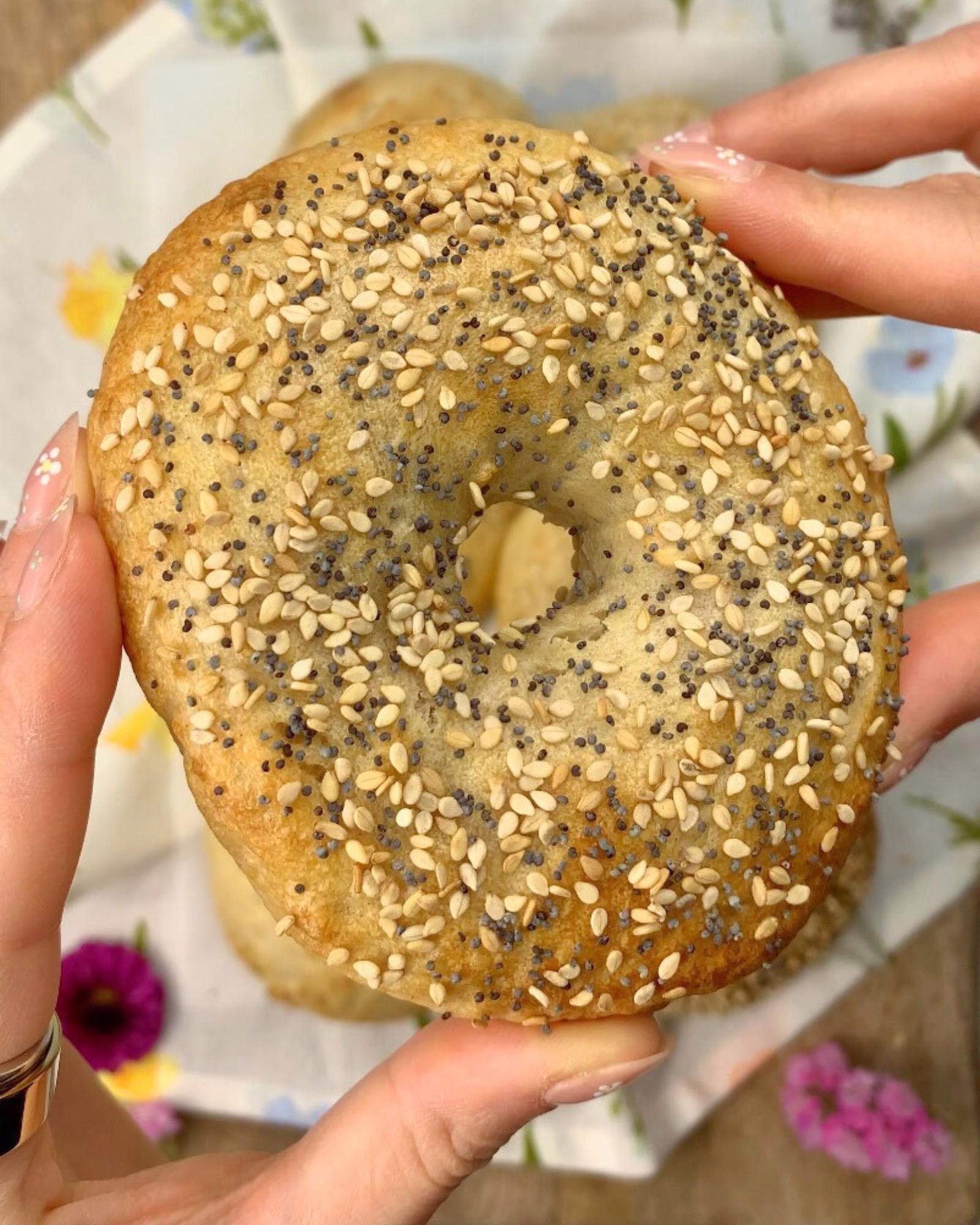 Overnight Sourdough Bagels
