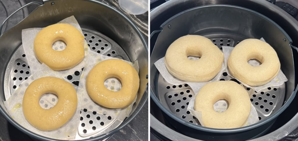 sourdough doughnuts in the air fryer