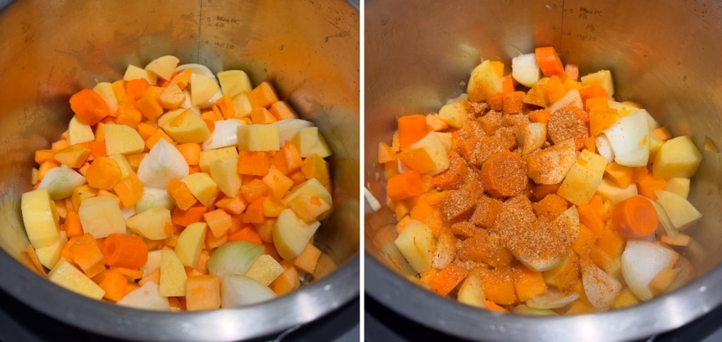 high protein fall soup making step 1