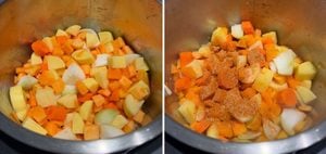 high protein fall soup making step 1