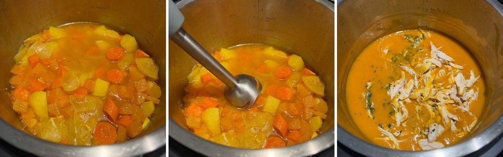 high protein fall soup making step 3